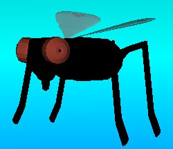 Animated Fly that buzzes!